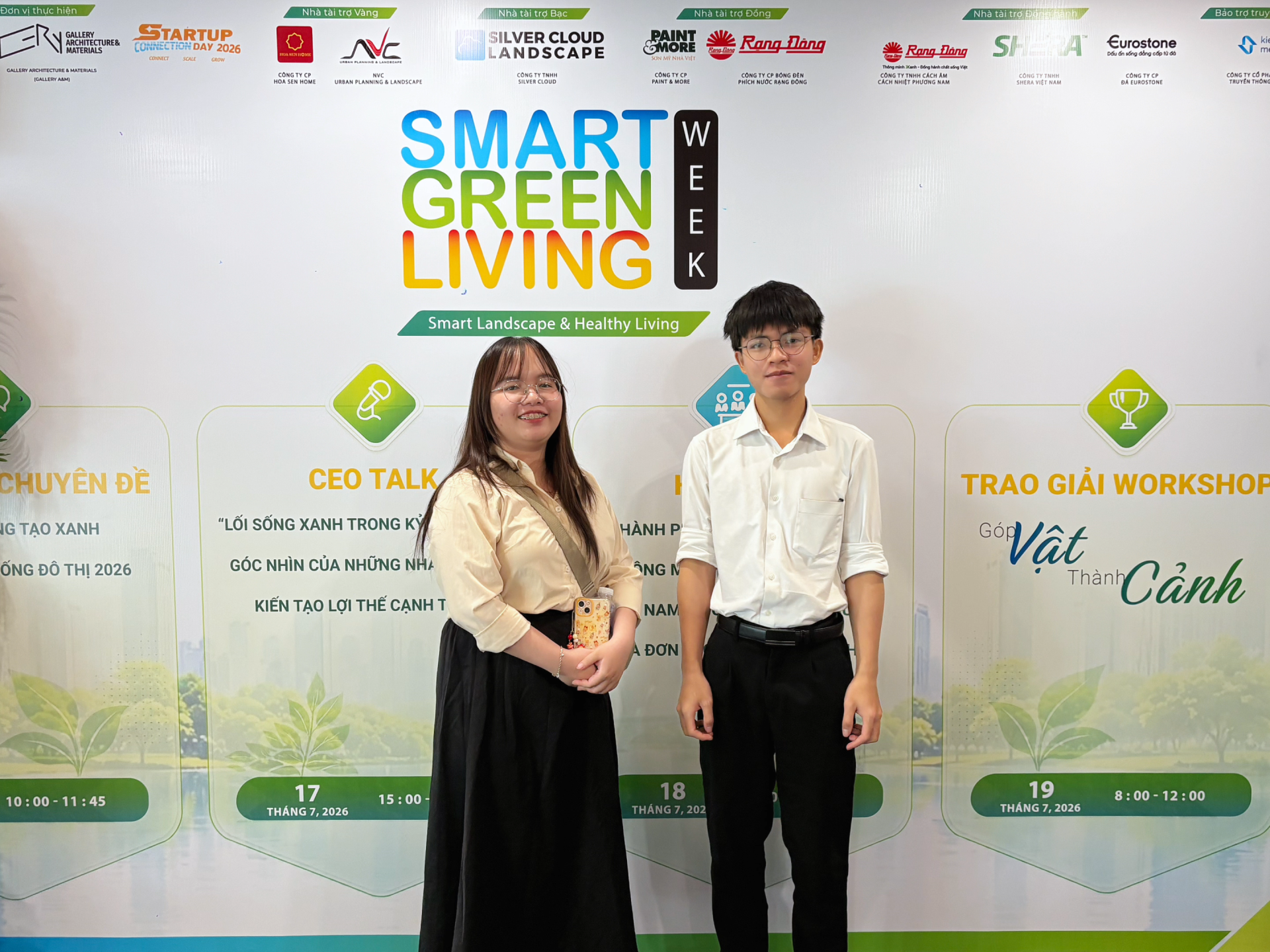 Đội ngũ Song Anh tại Smart Green Living 2026, cập nhật xu hướng kiến trúc xanh và phát triển bền vững.